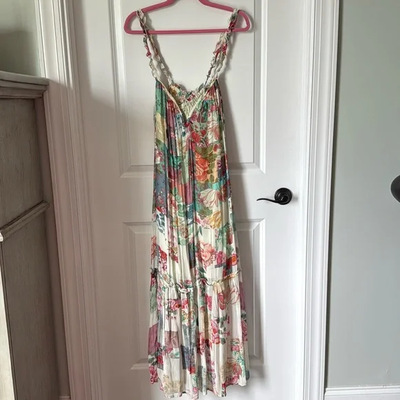 NWT Anthropologie Chiffon Shift Midi Dress - Picture 4 of 6